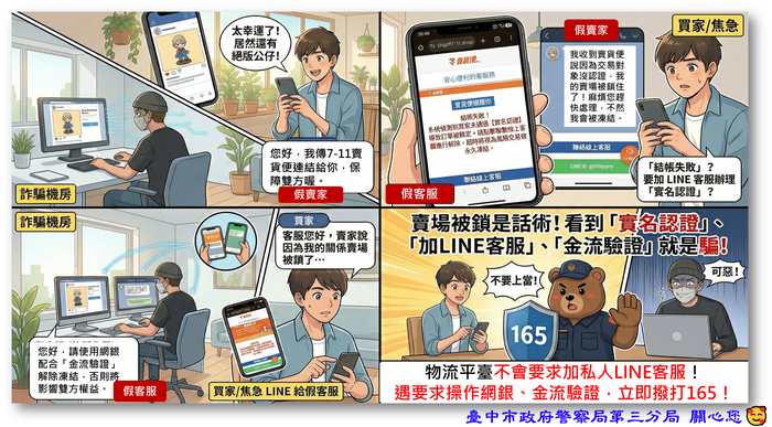 第三分局反詐騙宣導
